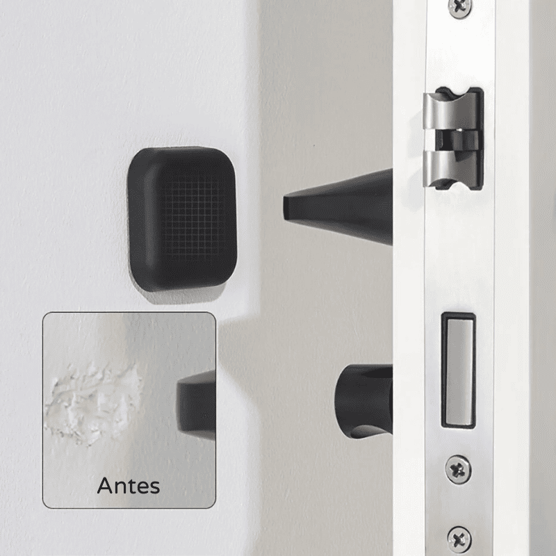 Protetor de Porta Silicone 3M Adesivo Anti-Impacto Casa & Coza