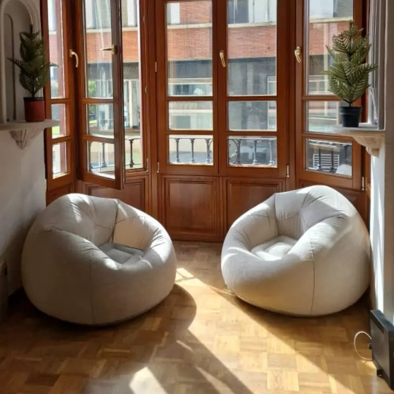 Puff para Sala Redondo Inflável Casa & Coza