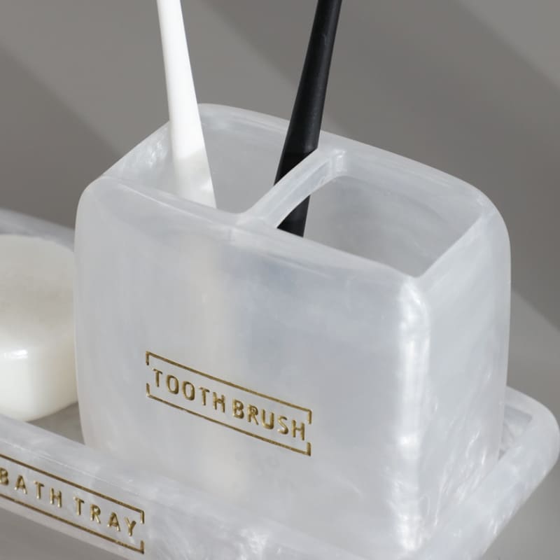 Saboneteira Kit Banheiro Lavabo Conjunto de Banheiro 3 Peças Casa & Coza