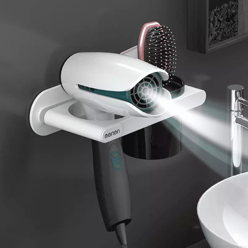 Suporte para Secador de Cabelo Suporte de Parede Casa & Coza