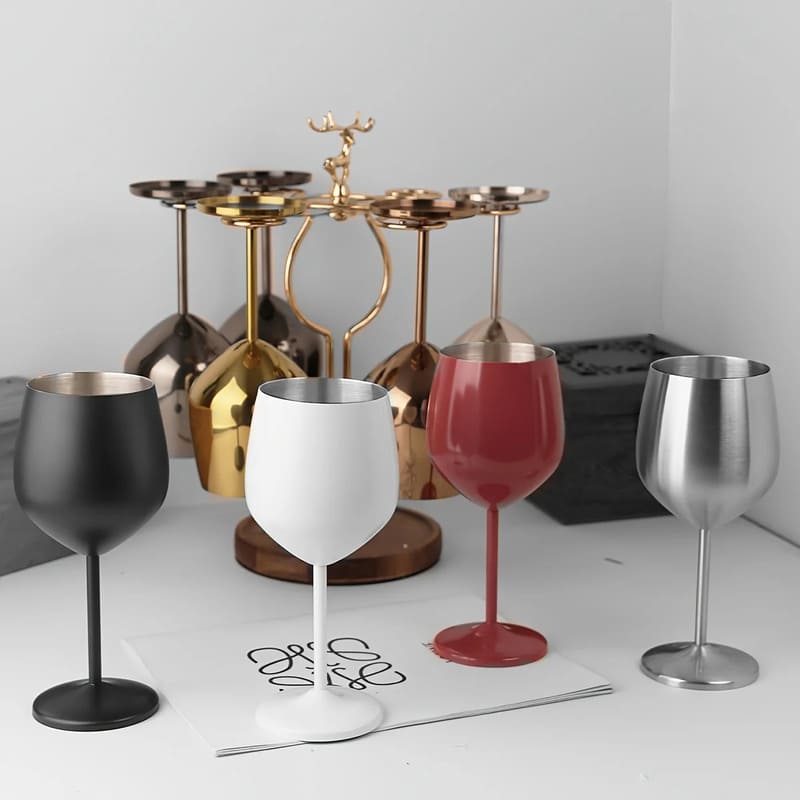 Suporte para Taças de Vinho e Champanhe Bar em Casa