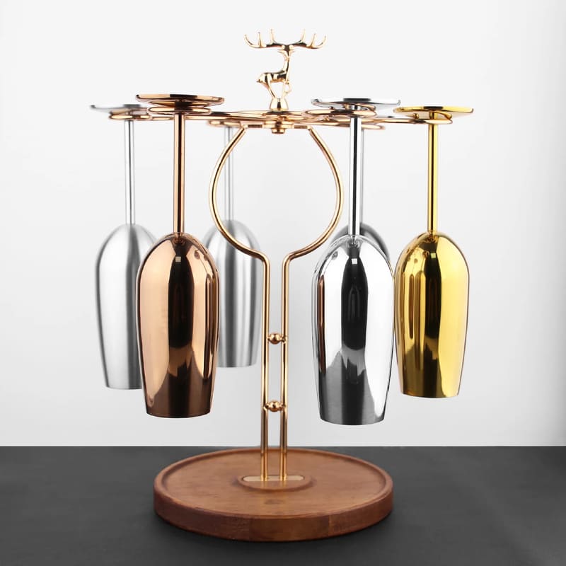 Suporte para Taças de Vinho e Champanhe Bar em Casa Casa & Coza