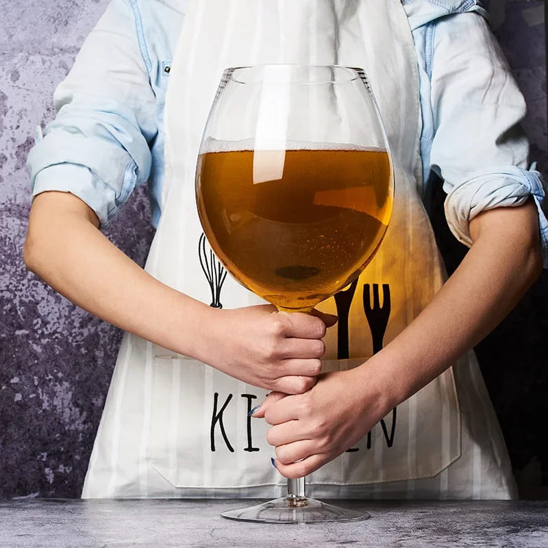 Taça de Vinho Cristal Gigante 3 Litros Bar em Casa Casa & Coza