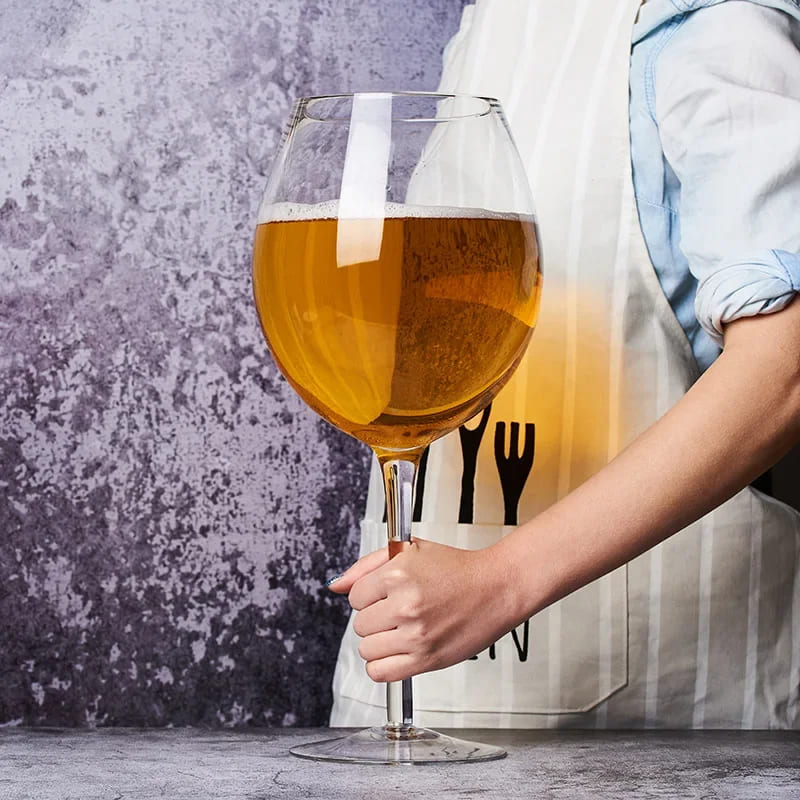 Taça de Vinho Cristal Gigante 3 Litros Bar em Casa Casa & Coza