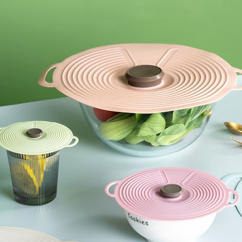 Tampa de Silicone Universal Dobrável para Micro-ondas Casa & Coza