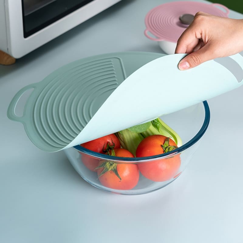 Tampa de Silicone Universal Dobrável para Micro-ondas Casa & Coza