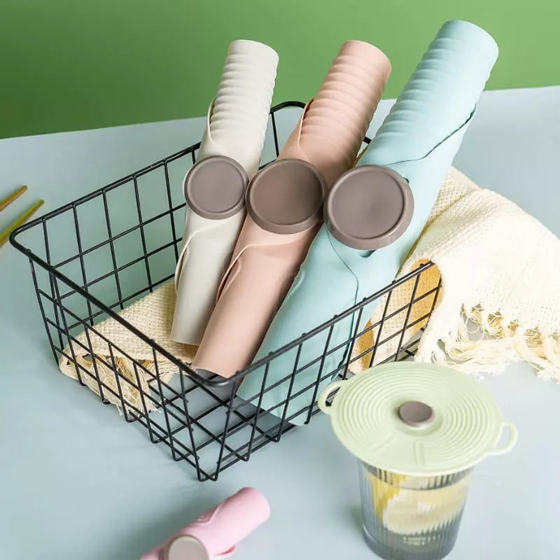 Tampa de Silicone Universal Dobrável para Micro-ondas Casa & Coza