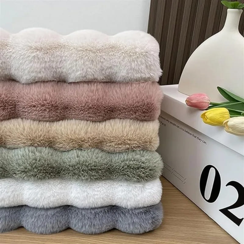 Tapete Para Sala Peludo Quarto Pelúcia Antiderrapante Casa & Coza