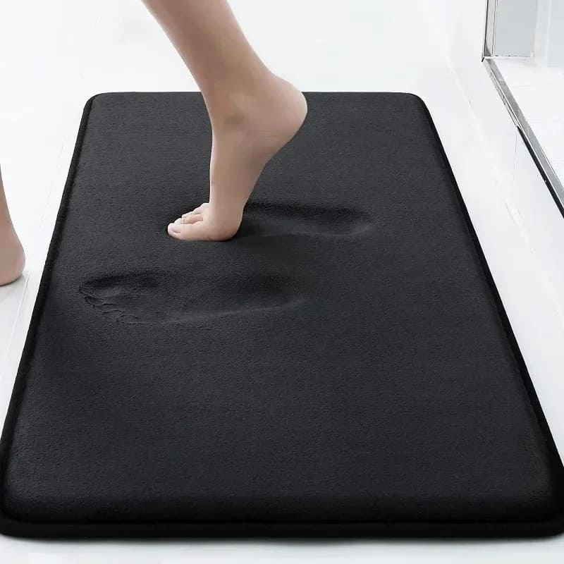 Tapete para Banheiro Antiderrapante Absorvente Veludo Casa & Coza