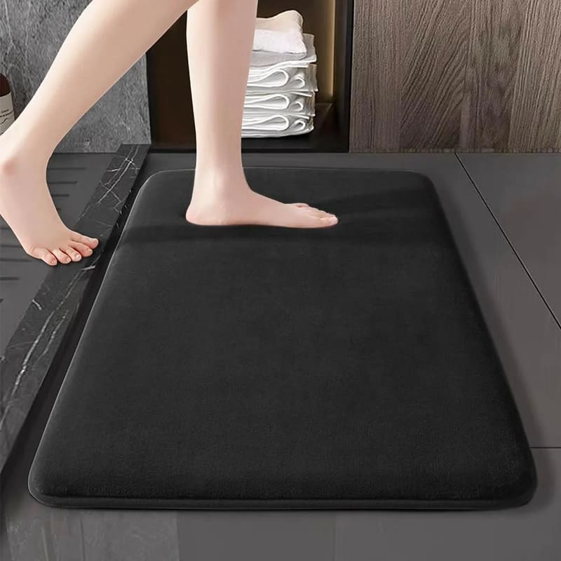 Tapete para Banheiro Antiderrapante Absorvente Veludo Casa & Coza