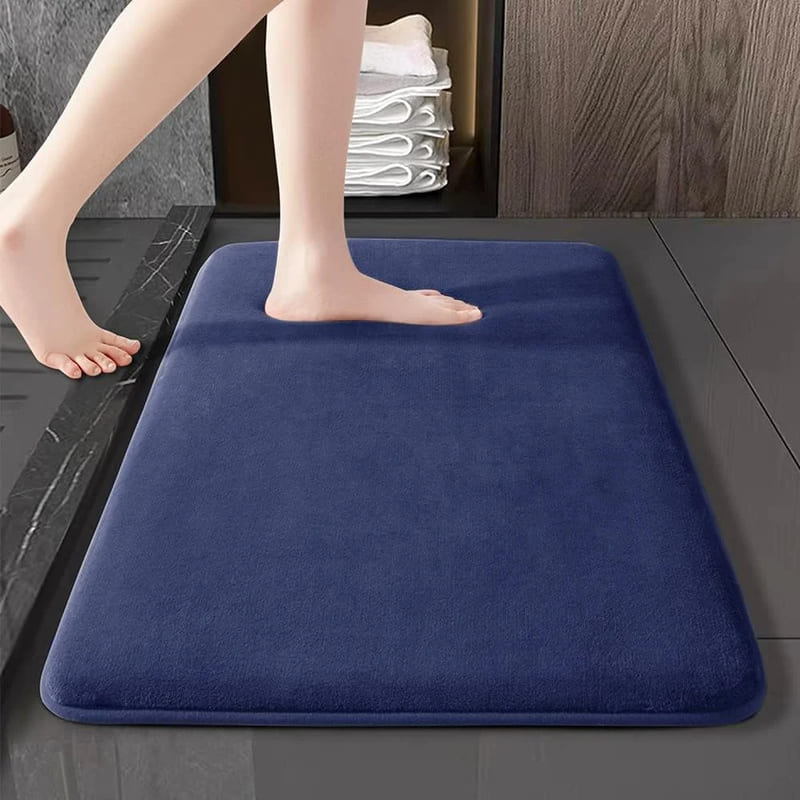 Tapete para Banheiro Antiderrapante Absorvente Veludo Casa & Coza