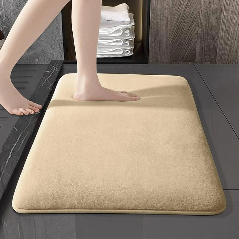 Tapete para Banheiro Antiderrapante Absorvente Veludo Casa & Coza