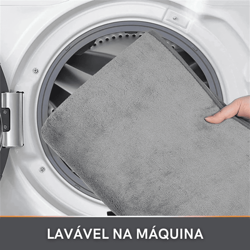 Tapete para Banheiro Antiderrapante Absorvente Veludo Casa & Coza