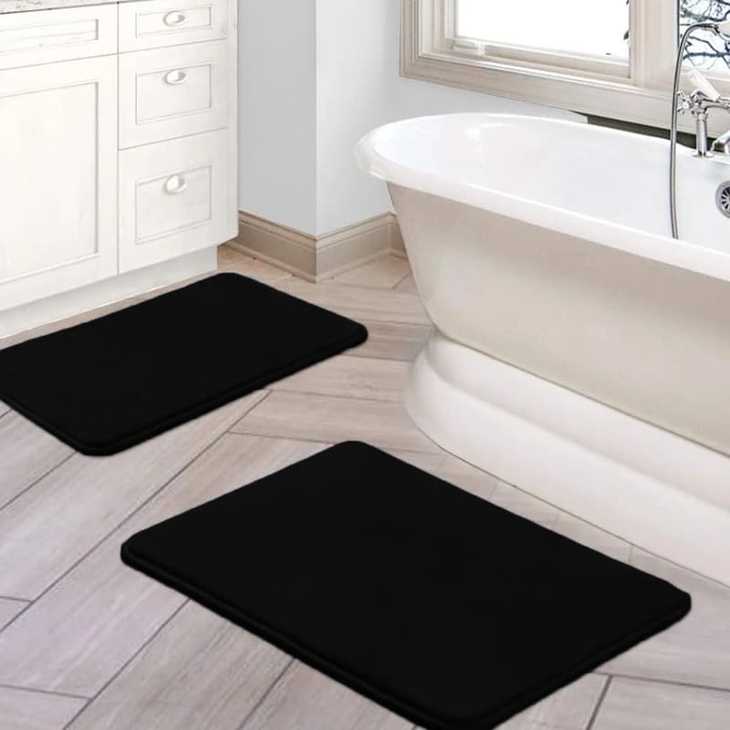 Tapete para Banheiro Antiderrapante Absorvente Veludo Casa & Coza