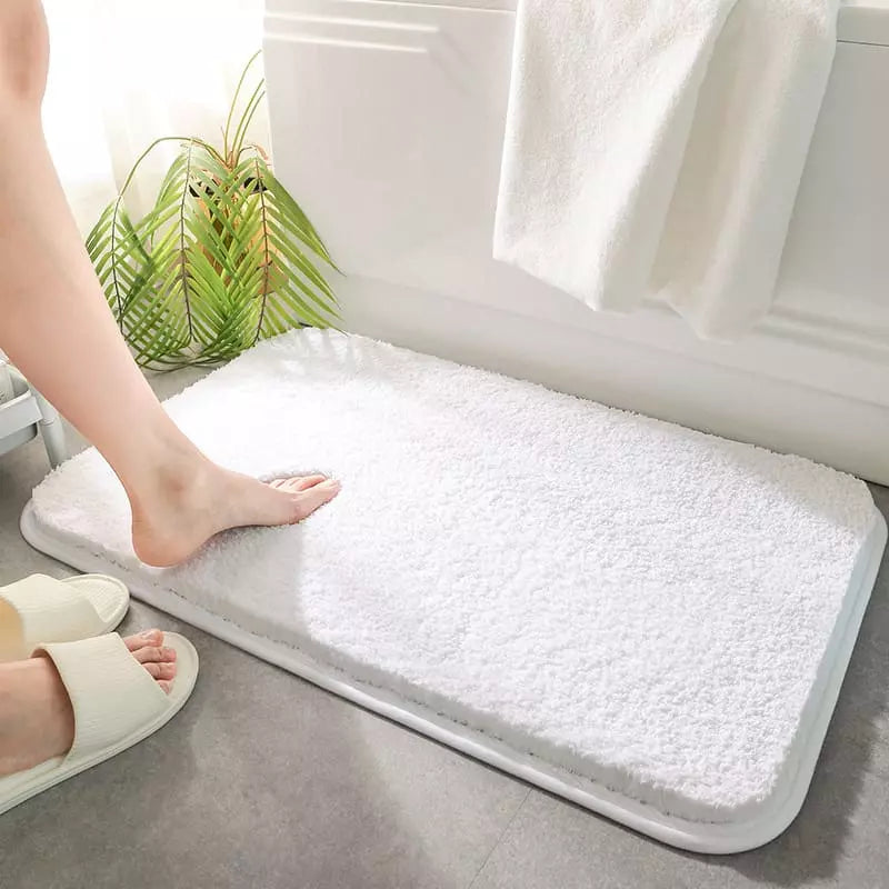 Tapete para Banheiro Felpudo Antiderrapante Absorvente Casa & Coza