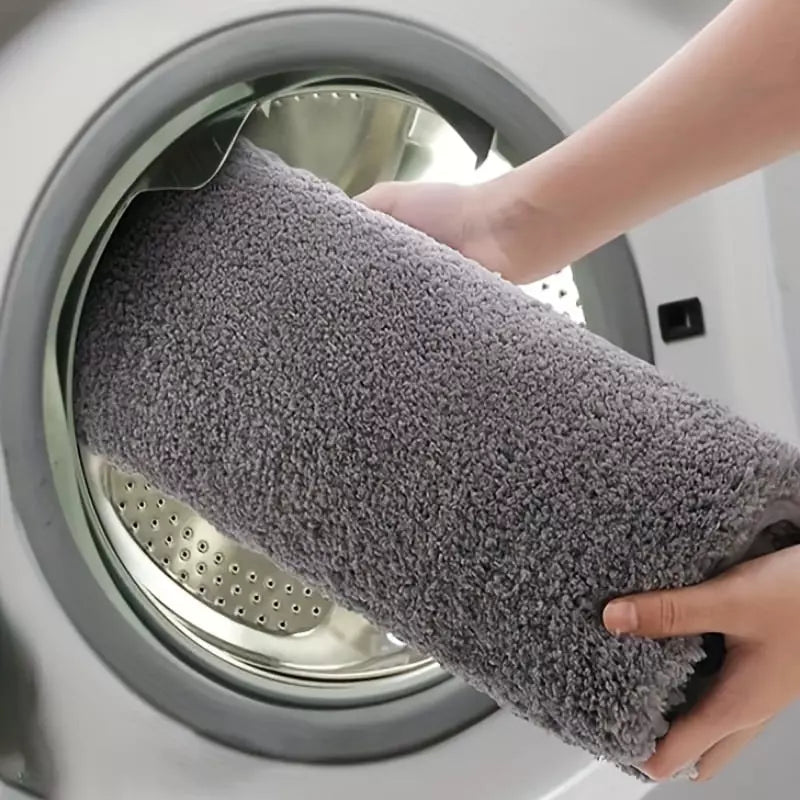 Tapete para Banheiro Felpudo Antiderrapante Absorvente Casa & Coza