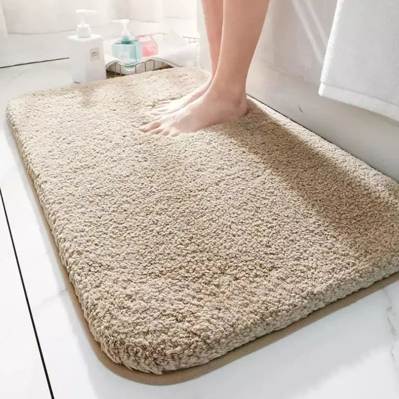 Tapete para Banheiro Felpudo Antiderrapante Absorvente Casa & Coza