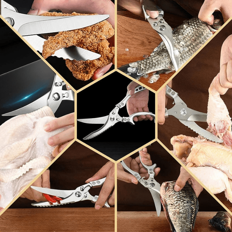 Tesoura de Cozinha Multiuso Inox Corta Tudo Casa & Coza