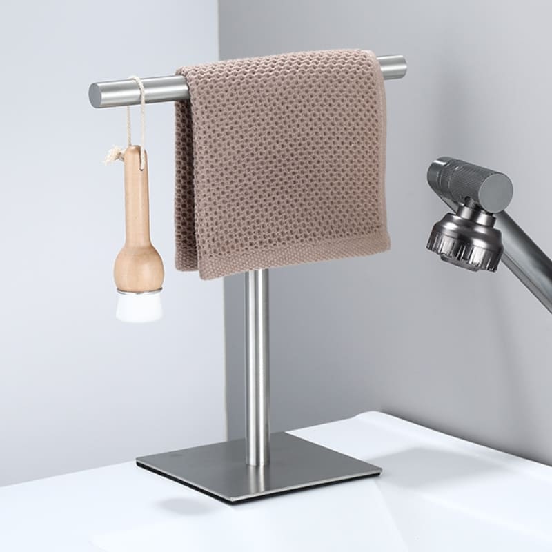 Toalheiro de Mesa Porta Toalha de Rosto Inox Casa & Coza