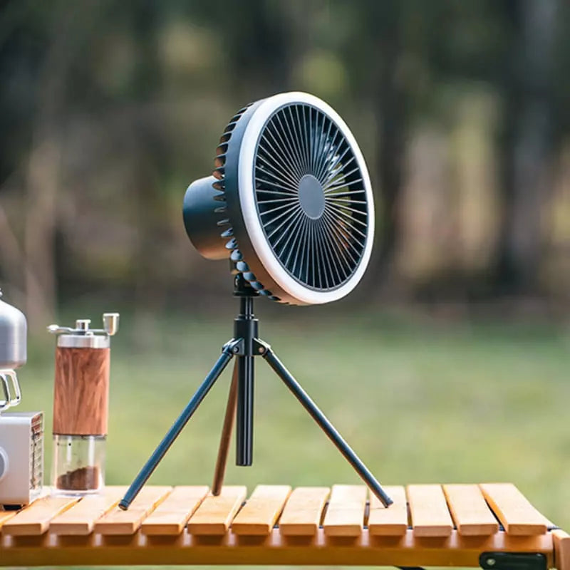 Ventilador de Coluna Portátil Recarregável de Mesa Casa & Coza