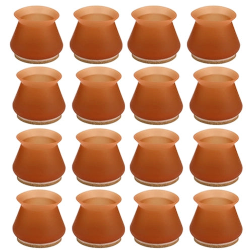 Kit com 16 Peças de Protetor de Pés de Móveis em Silicone - Casa & Coza