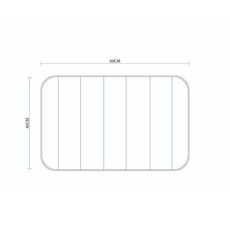 Kit 2 Tapete de Banheiro Antiderrapante Soft Macio Luxo 60x40 - Casa & Coza