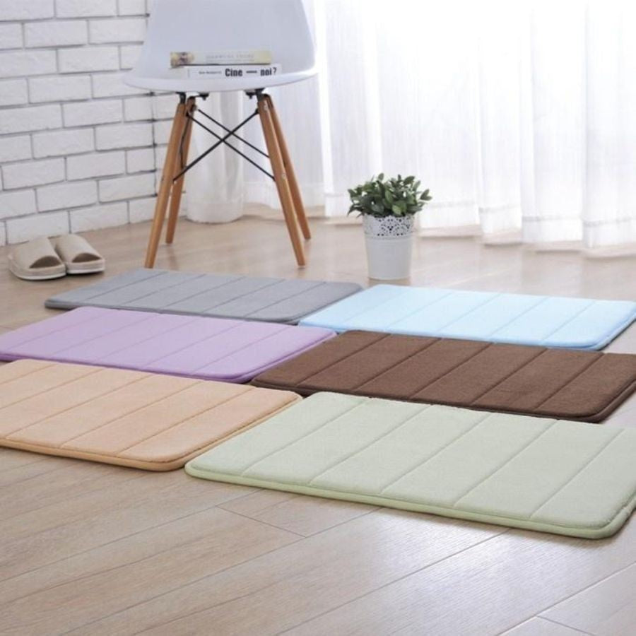 Kit 2 Tapete de Banheiro Antiderrapante Soft Macio Luxo 60x40 - Casa & Coza