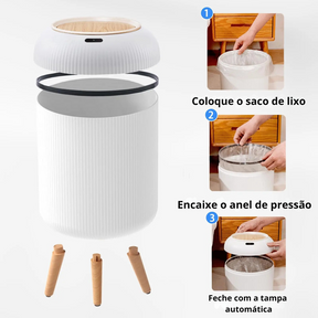Lixeira Automática com Sensor de Movimento 10L