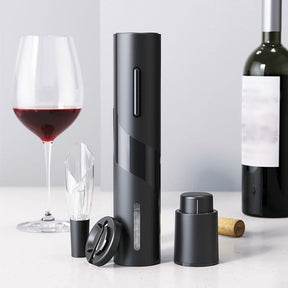 Abridor de Vinho Elétrico Recarregável Kit de Vinho Casa & Coza