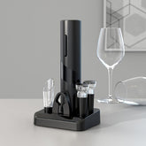 Abridor de Vinho Elétrico Recarregável Kit de Vinho Casa & Coza