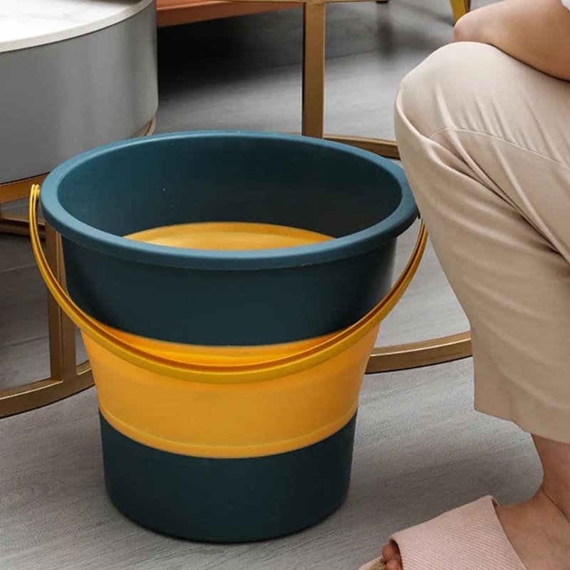 Balde Retrátil com Alça Balde Dobrável 10L/17L Casa & Coza