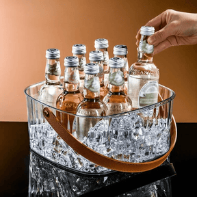 Balde de Gelo Acrílico Cerveja Champanhe Bar em Casa Casa & Coza