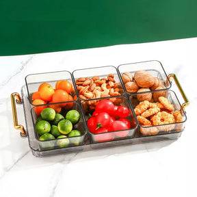 Bandeja de Lanche Multifuncional com Potes de Armazenamento Casa & Coza