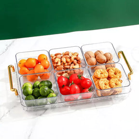 Bandeja de Lanche Multifuncional com Potes de Armazenamento Casa & Coza