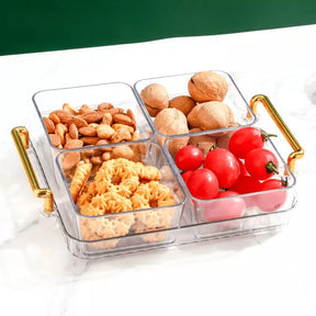 Bandeja de Lanche Multifuncional com Potes de Armazenamento Casa & Coza