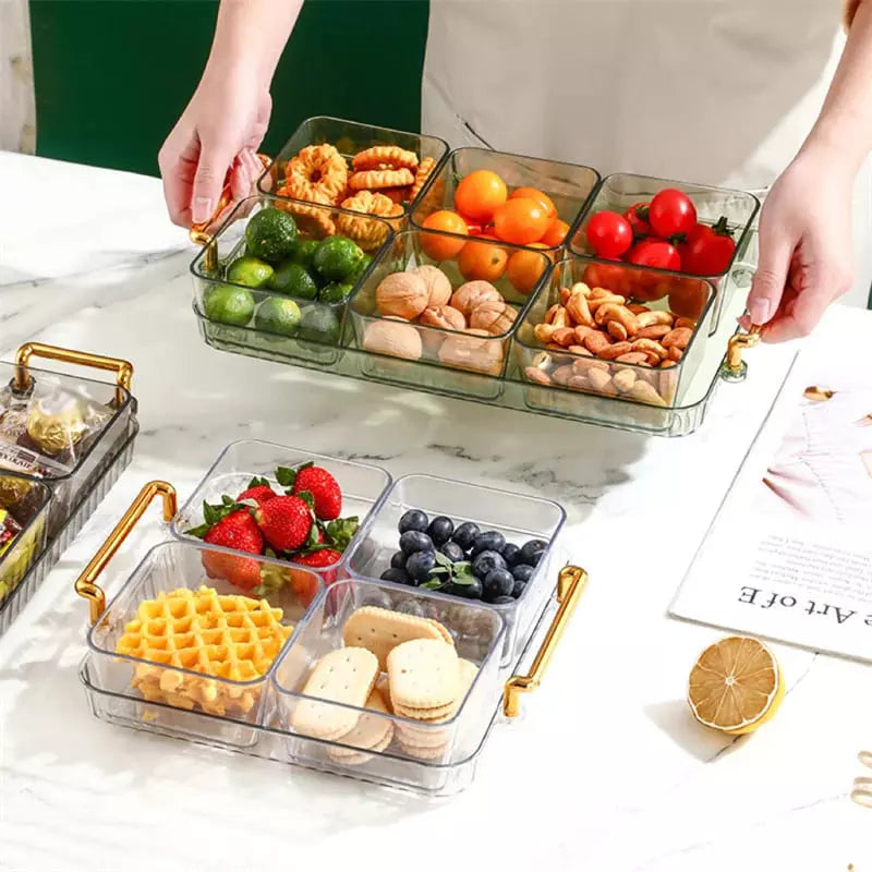 Bandeja de Lanche Multifuncional com Potes de Armazenamento Casa & Coza