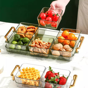 Bandeja de Lanche Multifuncional com Potes de Armazenamento Casa & Coza