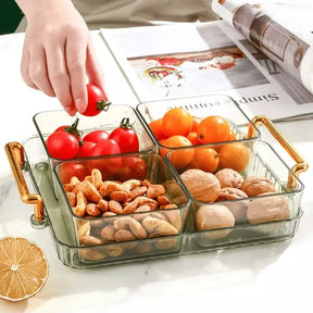 Bandeja de Lanche Multifuncional com Potes de Armazenamento Casa & Coza