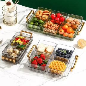 Bandeja de Lanche Multifuncional com Potes de Armazenamento Casa & Coza