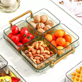 Bandeja de Lanche Multifuncional com Potes de Armazenamento Casa & Coza