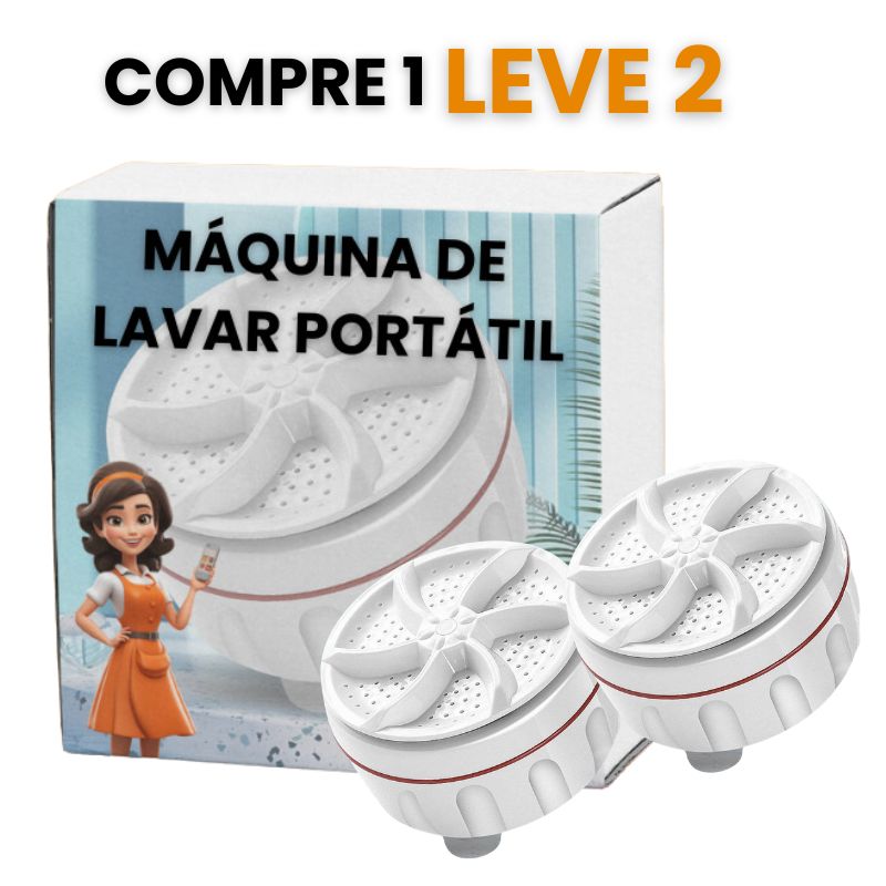 Máquina de Lavar Portátil (COMPRE 1 LEVE 2)