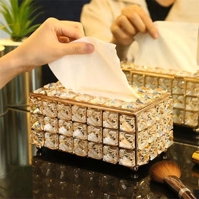 Caixa Porta Lenço Umedecido e Lenço de Papel de Luxo Casa & Coza