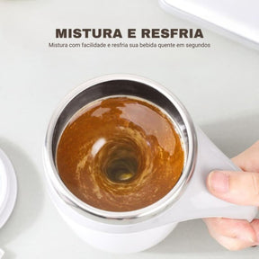 Caneca Térmica Mixer de Inox Portátil Casa & Coza