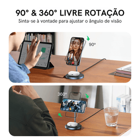 Carregador Por Indução Iphone Airpods Base Magnética Casa & Coza