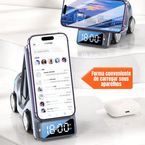 Carregador por Indução Carro Sem Fio Iphone/Samsung/Huawei Casa & Coza