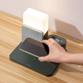 Carregador por Indução Luminária de Mesa e Despertador Casa & Coza