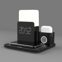 Carregador por Indução Luminária de Mesa e Despertador Casa & Coza