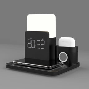 Carregador por Indução Luminária de Mesa e Despertador Casa & Coza