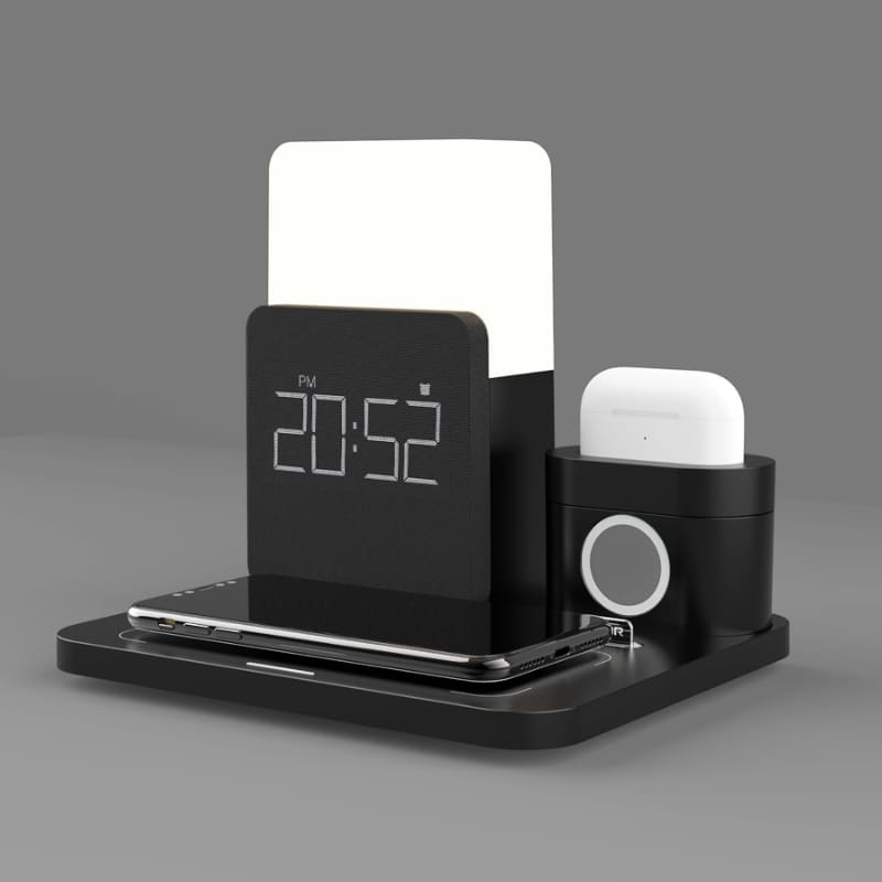 Carregador por Indução Luminária de Mesa e Despertador Casa & Coza
