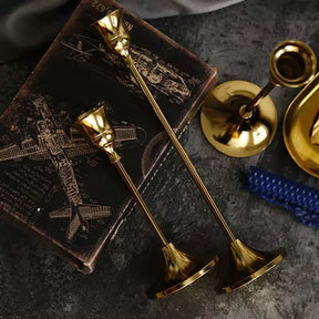 Castiçais Suporte de Velas Retro Decorativos Casa & Coza